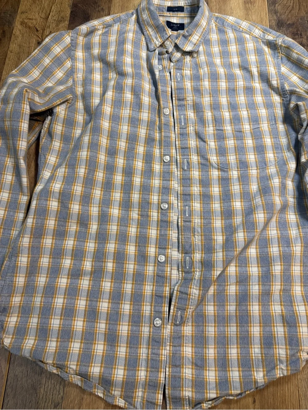 J.Crew Plaid Button-Down Shirt Size Medium